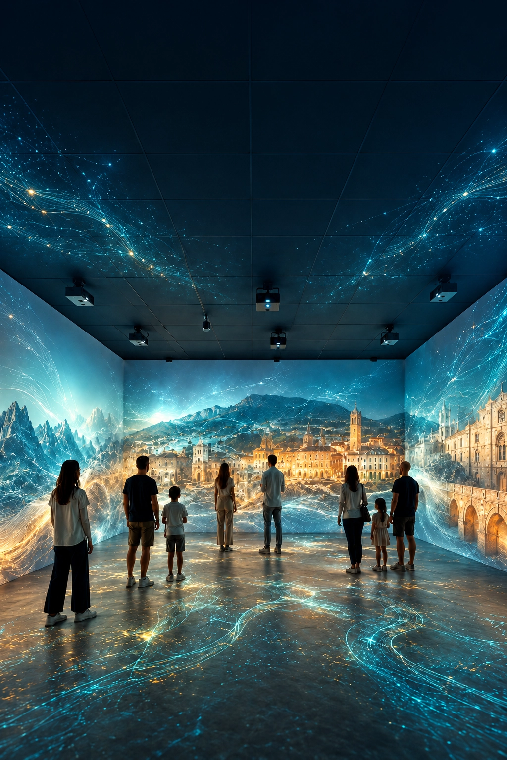 Visualizzazione progettuale del futuro Museo Immersivo PalaFolli