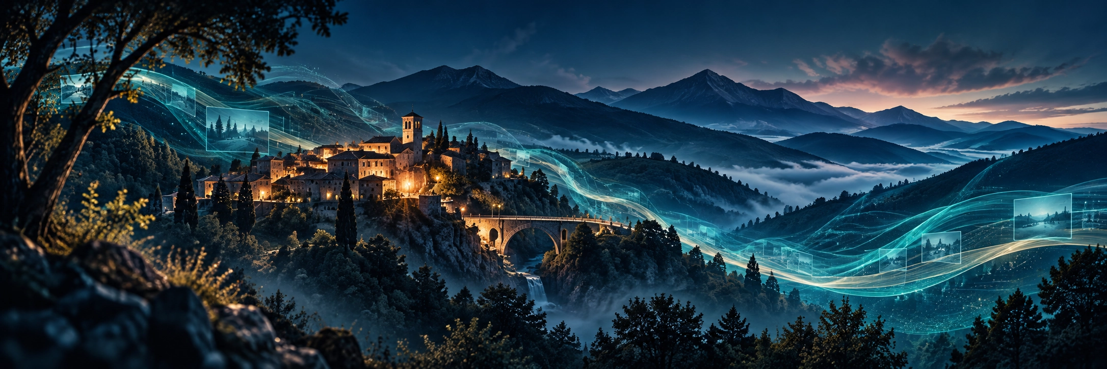 Visualizzazione progettuale dei paesaggi dell’Appennino in un’esperienza immersiva
