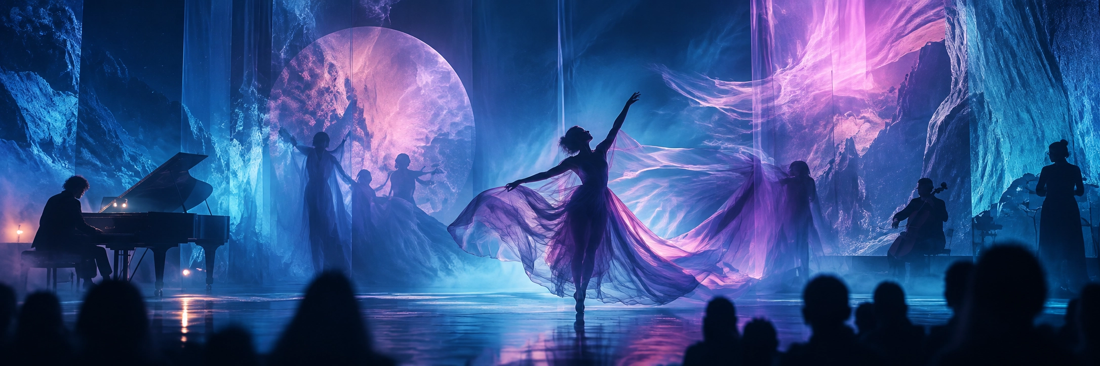 Spettacolo immersivo con teatro, danza e musica